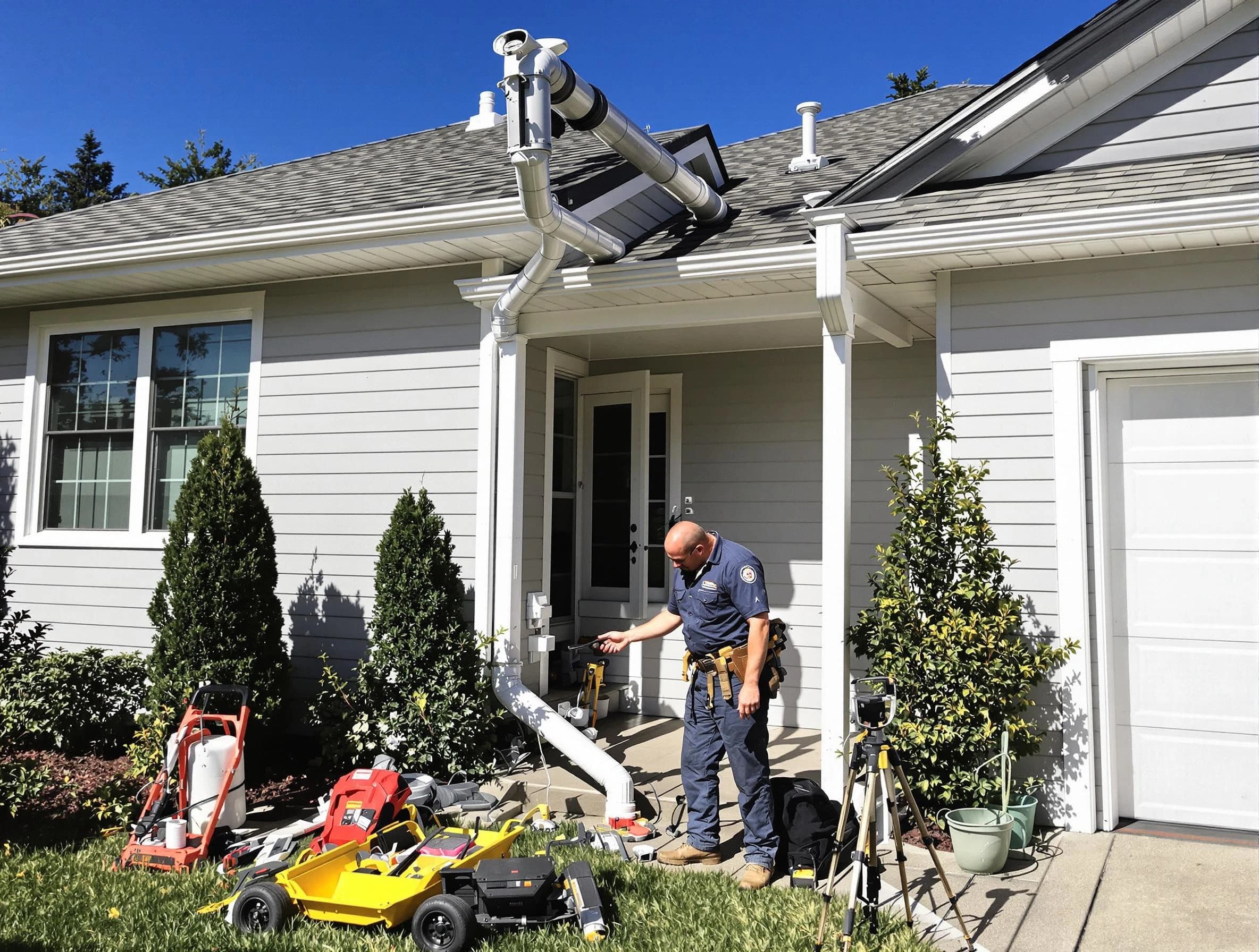 Downspout Repair in Lyndhurst